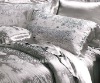Luxury 100% Mulberry Silk Jacquard Bedding Set-7pcs