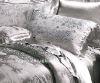 Luxury 100% Mulberry Silk Jacquard Bedding Set-7pcs