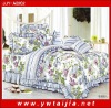 Luxury 100% cotton 4 pcs beautiful flower bed sets