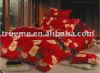 Luxury 4pcs printed bedding set