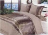 Luxury Brown Jacquard Hotel Bedding sheet