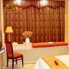 Luxury Jacquard readmade polyester curtain with top tab
