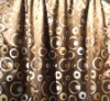 Luxury satin silk curtain, jacquard dots pattern silk curtain(B190081)