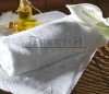Luxury velour towels with jacquard design and embroidery