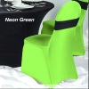 Lycra Spandex Chair Cover in Bright Green Color With Spandex Band