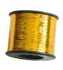 M type gold color metallic thread 200g ABS bobbin