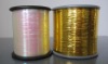 M type rainbow color metallic yarn
