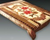 M052 Camel raschel blanket