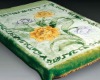 M080 green polyester mink blanket