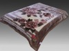 M125 elegant lt coffee 100% polyester blanket
