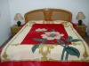 M701 Red polyester mink blanket