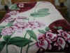 M708 Wine raschel blanket