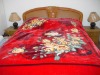 M711 red raschel blanket