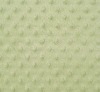 MINKY DOT SOFT GREEN CHENILLE FABRIC
