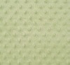 MINKY DOT SOFT GREEN CHENILLE FABRIC