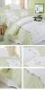 MOQ 100 5-6 printing color embroidery bedspread ,duvet cover
