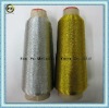 MS type silver and gold metallic yarn 150D polyester yarn inside