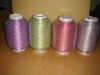 MX-type metallic yarn with cotton yarn gold colors