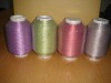 MX-type metallic yarn with cotton yarn silver colors
