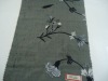 Machine Embroidered Silk Dupioni