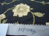 Machine Embroidered Silk Dupioni