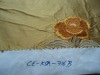 Machine Embroidered Silk Dupioni