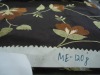 Machine Embroidered silk Dupioni