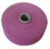 Manufacture of recycled color blended cotton/polyester yarn