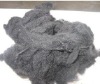 Manufacturer long-term supply  offer gray Polyester  Fiber Carpet yarn size in 10D*64/102MM