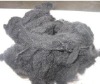 Manufacturer long-term supply  offer gray Polyester  Fiber Carpet yarn size in 8D*64/76MM