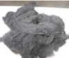 Manufacturer long-term supply  offer gray Polyester  Fiber size in 7D*64/76MM