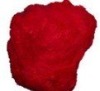Manufacturer long-term supply  offer high tenacity and red Polyester recyclable fiber  size in 11D*38/102MM