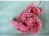 Manufacturers offer high tenacity and red Polyester staple Fiber size in 4D*32MM