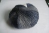 Melange and color change yarn with wool and soya blends