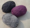 Melange grey color worsted pure 100%wool yarn for hand knitting,knitting