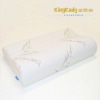 Memory foam sleeping pillow in natural bamboo fabirc