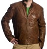 Men Leather jacket Wash and waxed