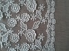 Mesh embroidery lace fabric small flower