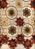 Mesh fabric embroidery new design with hangwork for evening dress