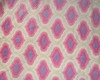 Mesh printing coral fleece fabric