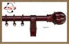 Metal curtain pole with elegant look