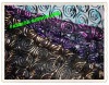 Metallic Mesh Ribbon Embroidery fabric with Foil