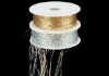 Metallic Yarn of color white gold/silver, metalic yarn cut in 1.2mic 75D,1/110MX/ST/SM/MH/J-type yarn