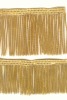 Metallic bullion fringe