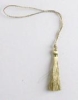 Metallic tieback tassel