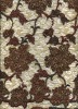 Metallic yarn 100% polyester fabric emboridery with beads