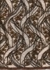 Metallic yarn 100% polyester mesh fabric emboridery with beads