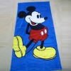 Mickey antistatic printed beach towel
