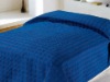 Micro fiber polyester solid bedspread