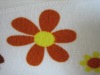 Micro fiber quick-dry flower and butterfly pattern face towel